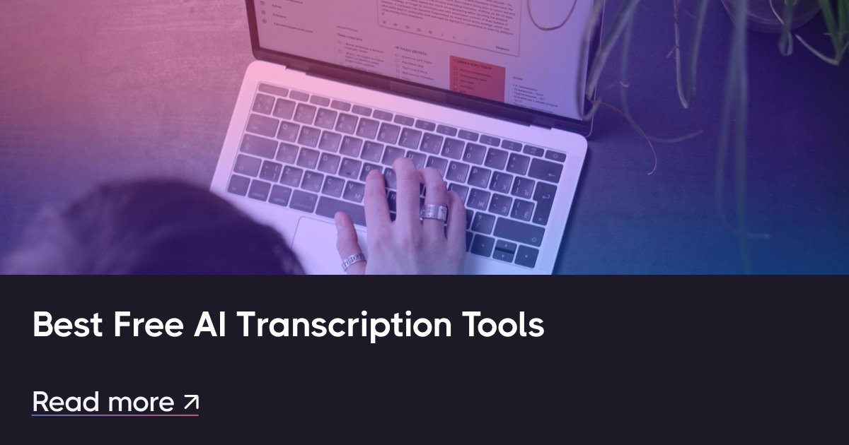 Meilleurs outils de transcription IA gratuits