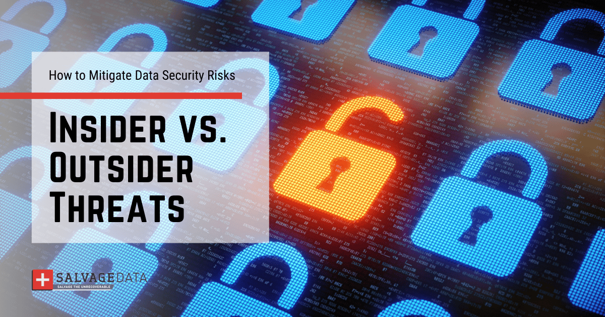 Insider vs. amenazas de seguridad de datos externos