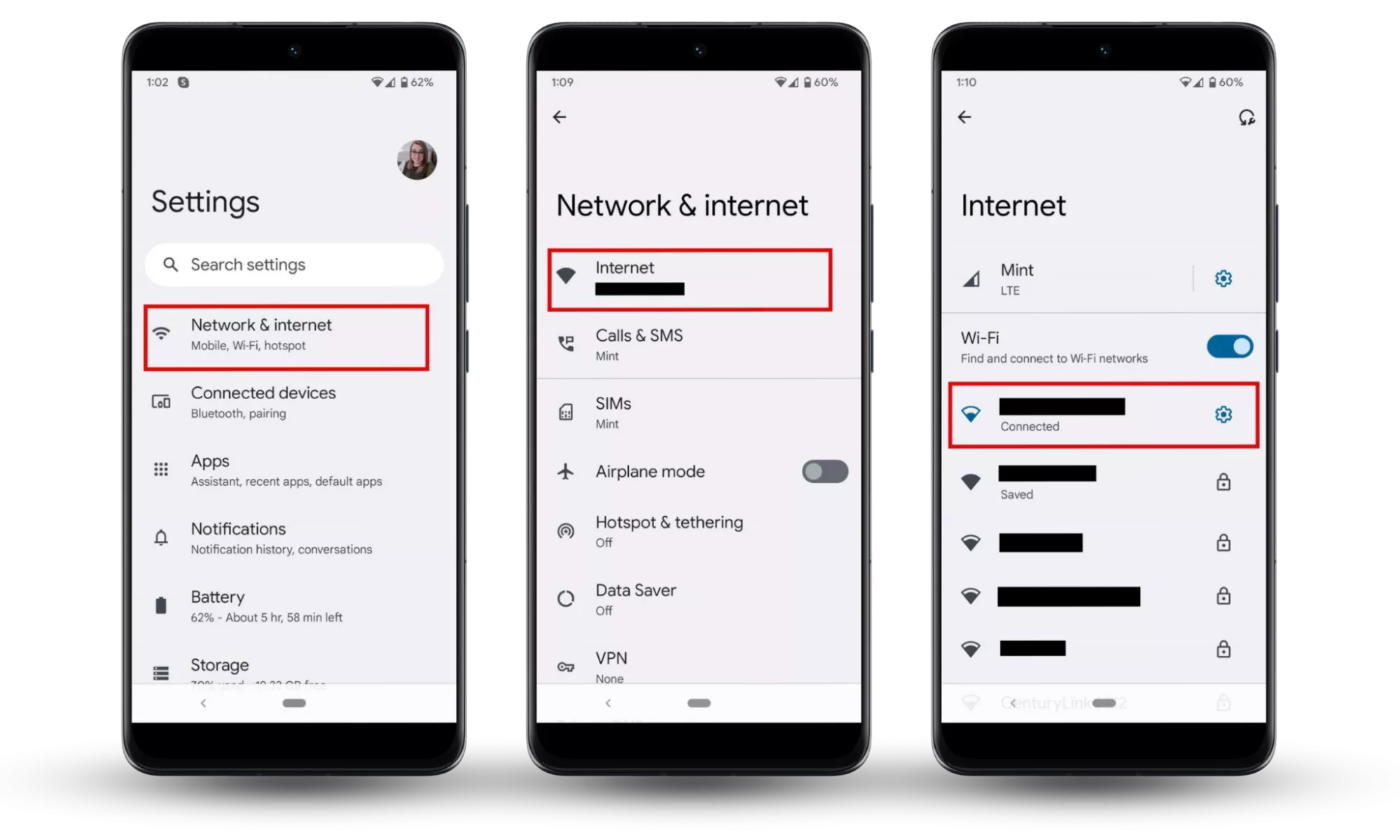 O telefone não se conecta ao Wi-Fi