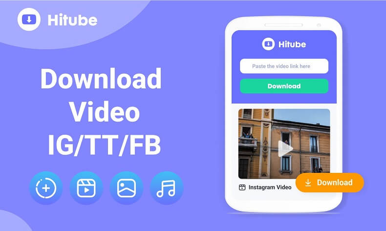 Hitube: il tuo downloader di social media all-in-one