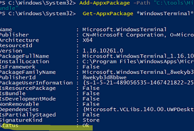 Installieren Sie Windows Terminal ohne Microsoft Store
