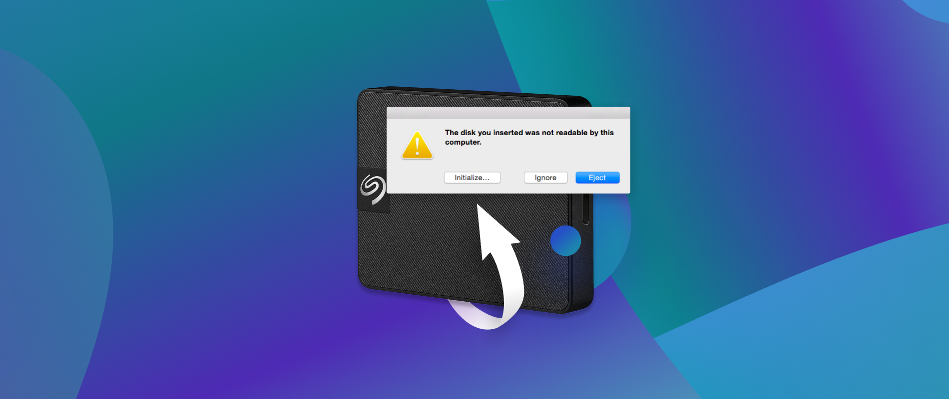 El disco que insertó no era un error legible: cómo solucionar