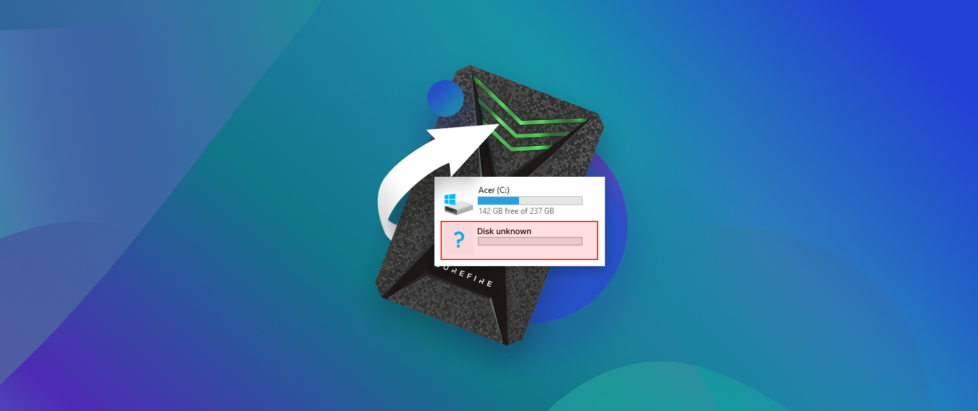 File Explorerに表示されない外部ハードドライブ：何をすべきか？