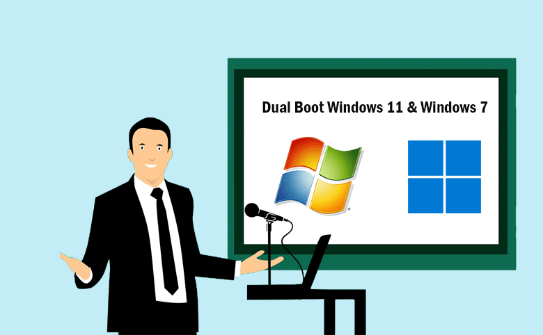 2 formas de arrancar dual Windows 11 y Windows 7 en PC no compatible