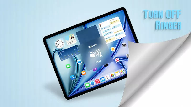 新しいiPadosを使用してiPadのリンガーをオフにする方法は?