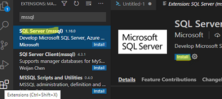 Stellen Sie eine Verbindung zur MS SQL Server