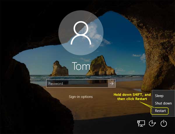 Hoe toegang te krijgen tot de opdracht voor de opdracht Safe Mode in Windows 10 /8