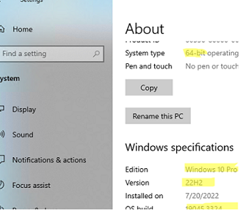 Como encontrar a versão do Windows e construir o número instalado