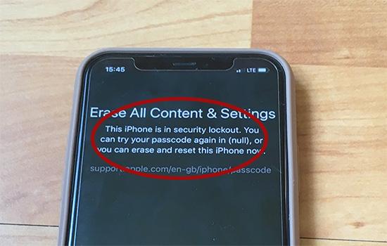 iPhone で「パスコードをもう一度入力してください」というメッセージが表示される場合の対処方法