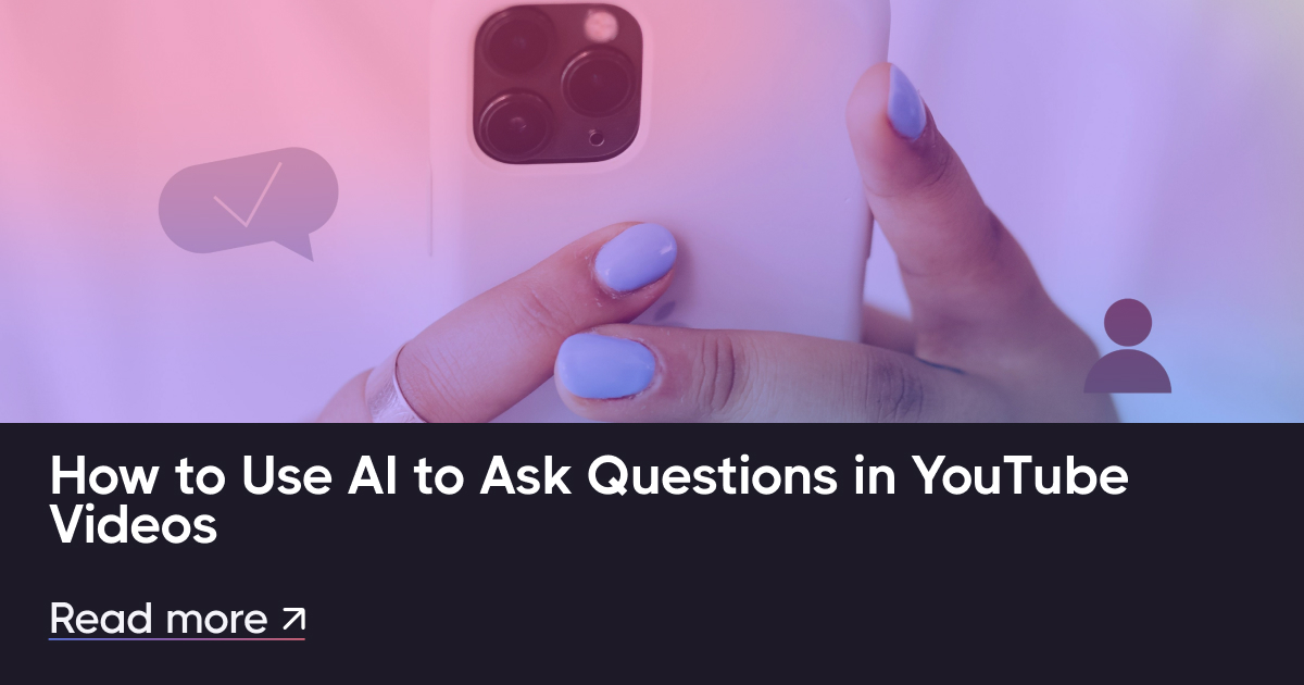 Hoe AI te gebruiken om vragen te stellen in YouTube