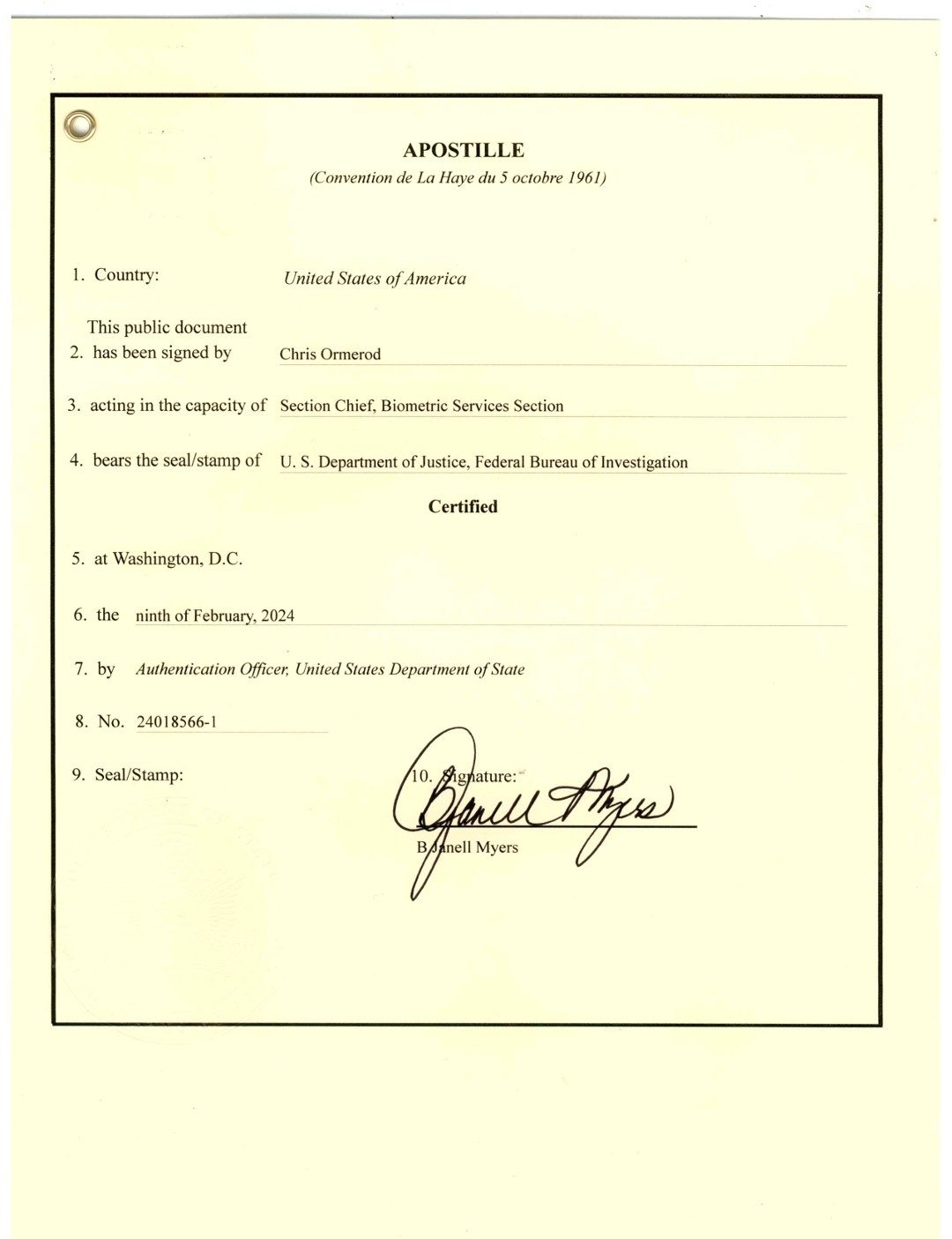 Come ottenere il processo Apostille di controllo in background FBI: rapido, facile, solo $ 20