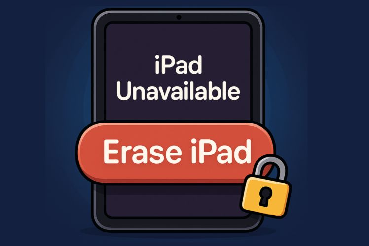 5 façons de réparer l'iPad indisponible [étape par étape]