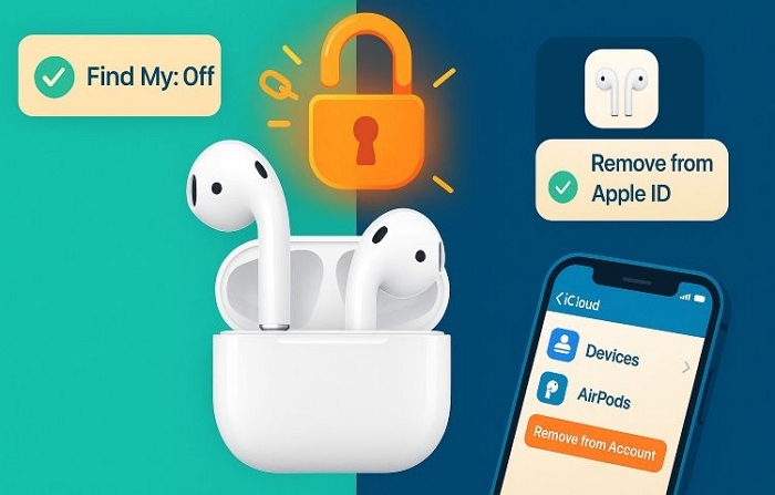 Comment supprimer les AirPods d'Apple ID avec ou sans iPhone