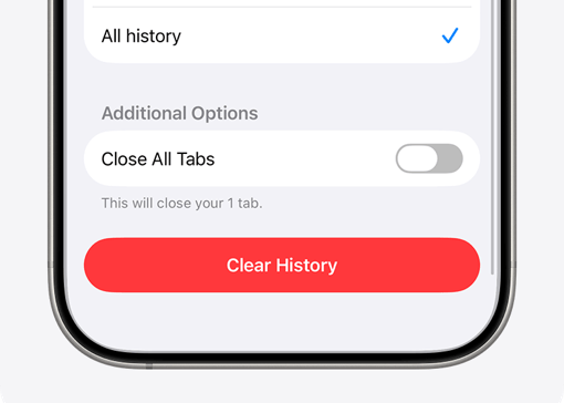 iPhoneのiOS 26でSafariの履歴をクリアまたは削除する方法