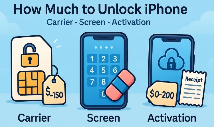 Combien faut-il déverrouiller l'iPhone depuis l'opérateur/l'écran/le verrouillage d'activation