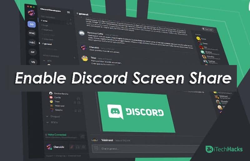 Come condividere lo schermo in Discord Server 2023