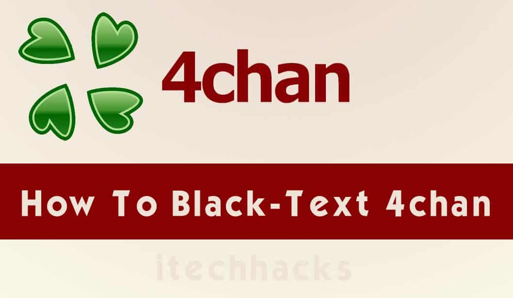 Comment noir de texte sur 4chan