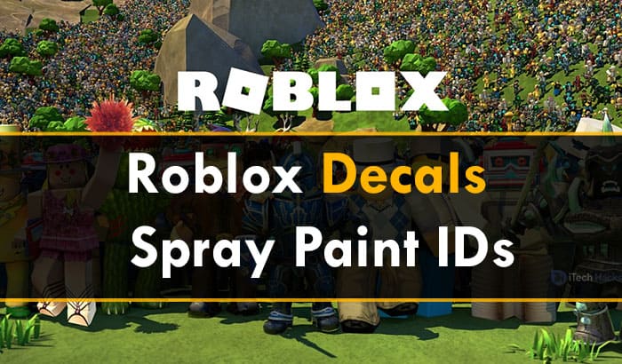 Identyfikatory naklejek Roblox i kody farb w sprayu 2024 (działające)