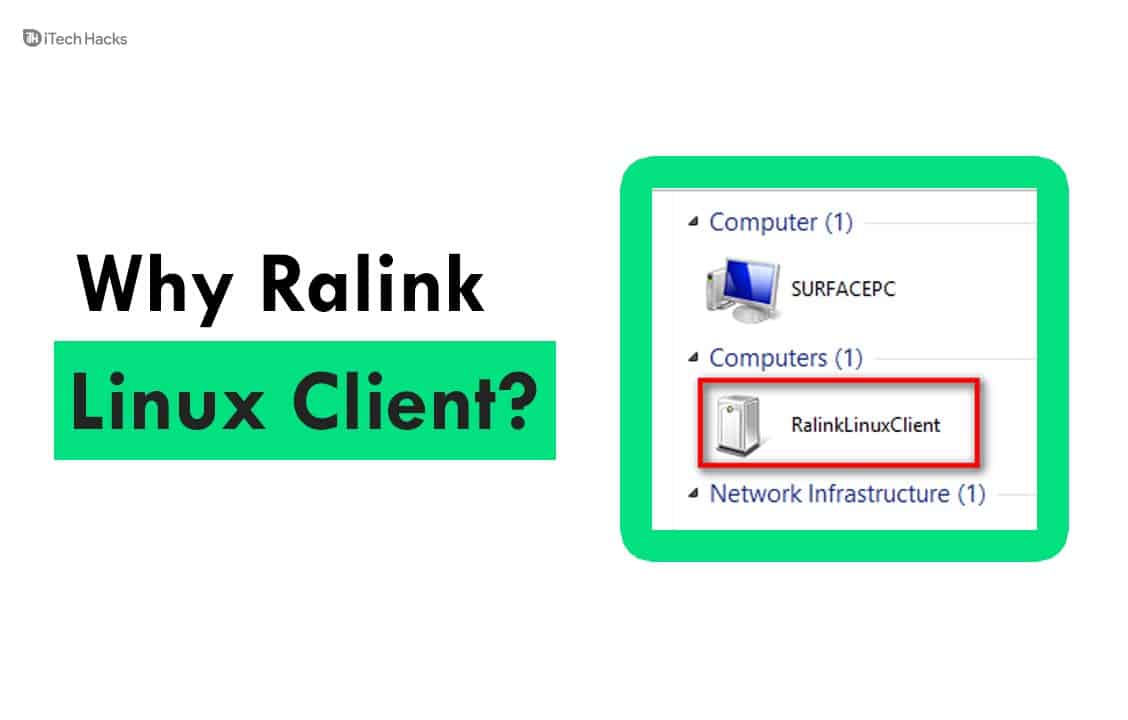 RalinklinuxClient: Dlaczego Ralink pojawia się w Windows Network