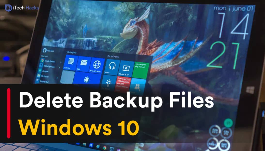 Como excluir arquivos de backup no Windows 10