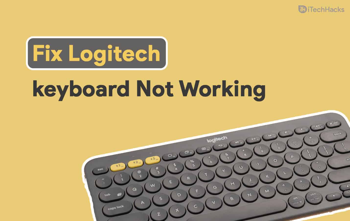 Como consertar o teclado sem fio Logitech que não funciona