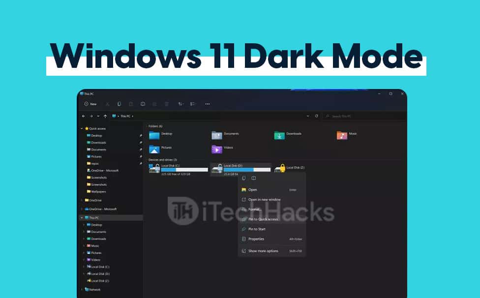 Comment activer le mode sombre de Windows 11 sans activation (2024)