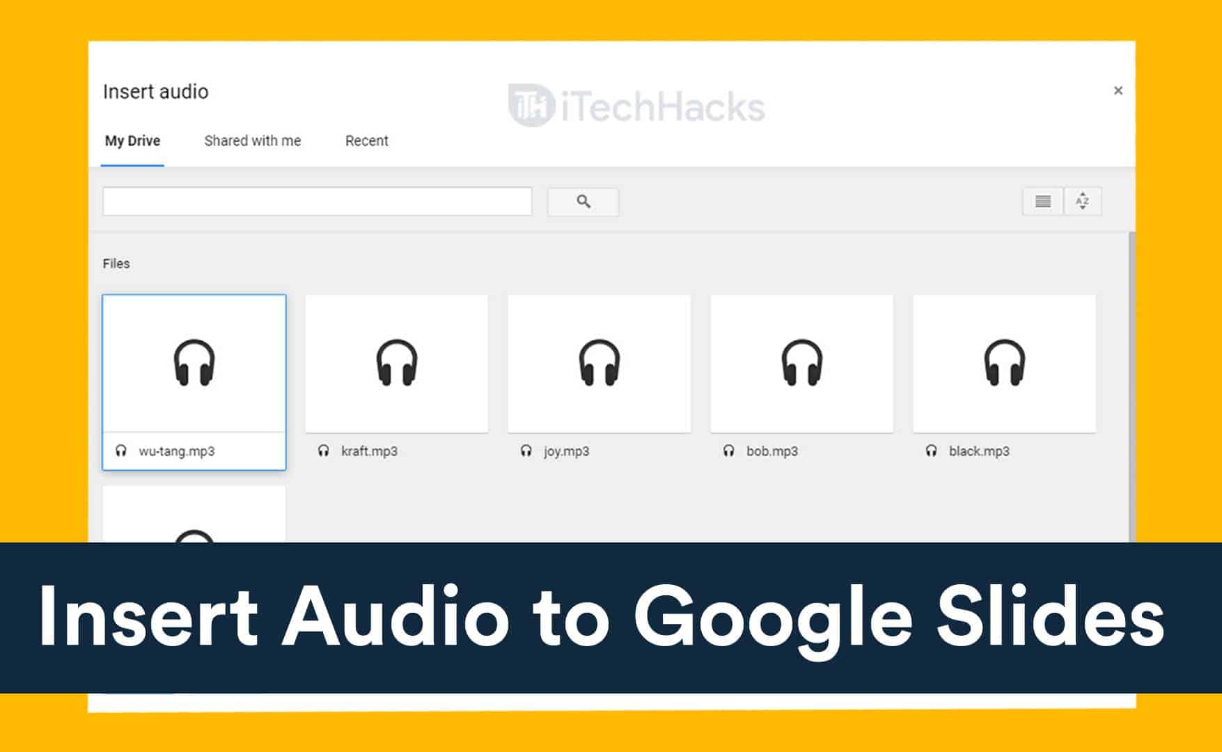 Comment insérer un enregistrement audio dans Google Slides 2025