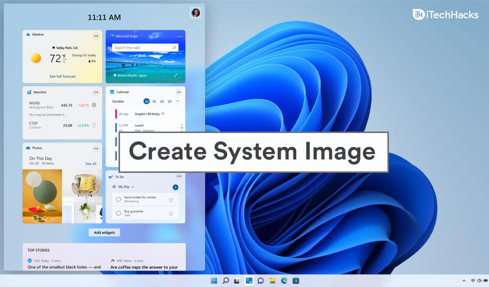 Comment créer une image système sous Windows 11