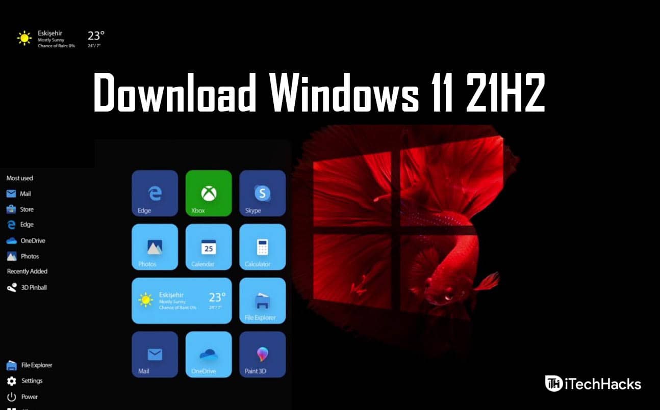 Tüm PC'ler için Windows 11 21H2'yi (22000.194) İndirin