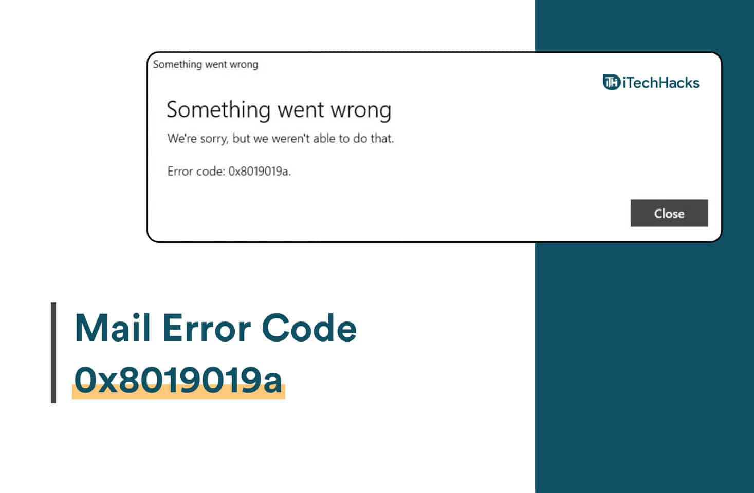 Solucionar el código de error 0x8019019a de la aplicación Mail en Windows 11