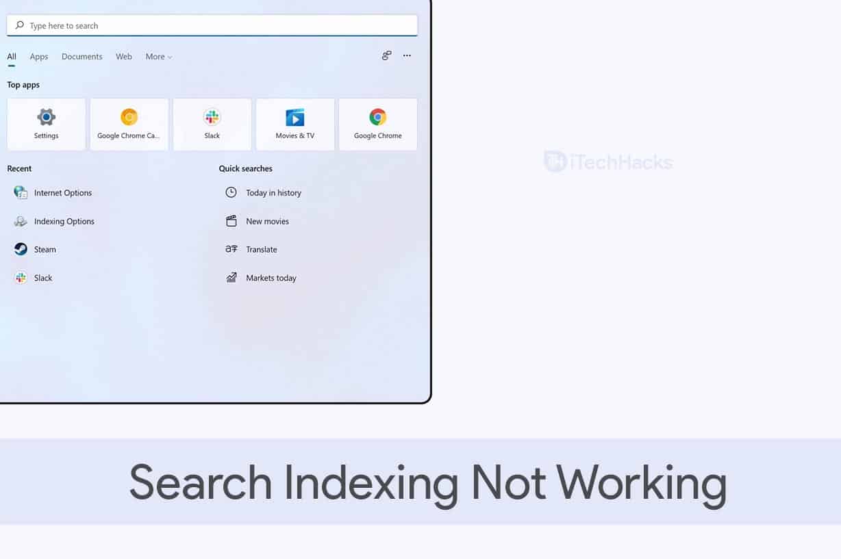7 способів виправити індексацію Windows 11 не працює і не працює