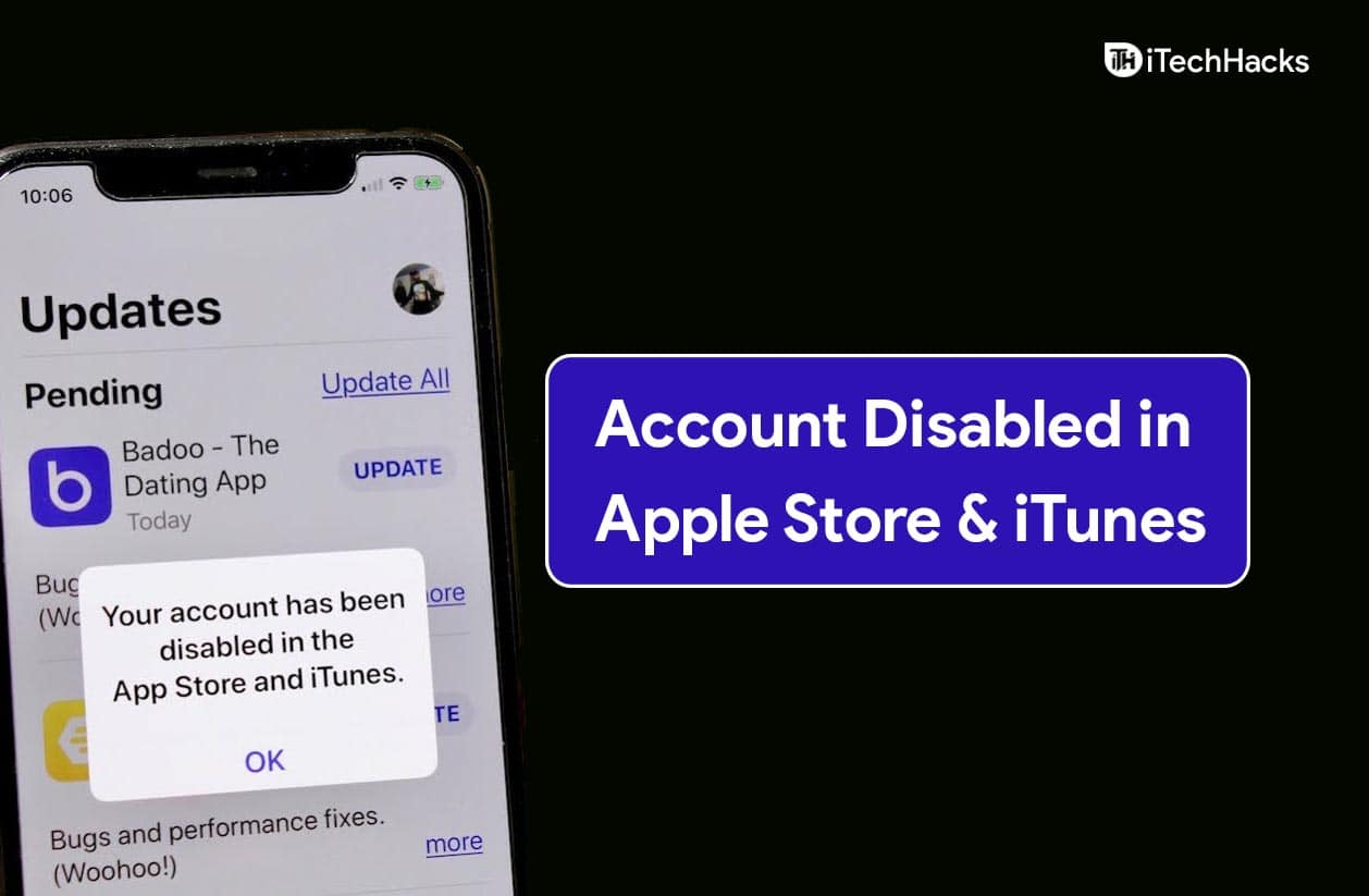 Як виправити вимкнений обліковий запис в Apple Store та iTunes