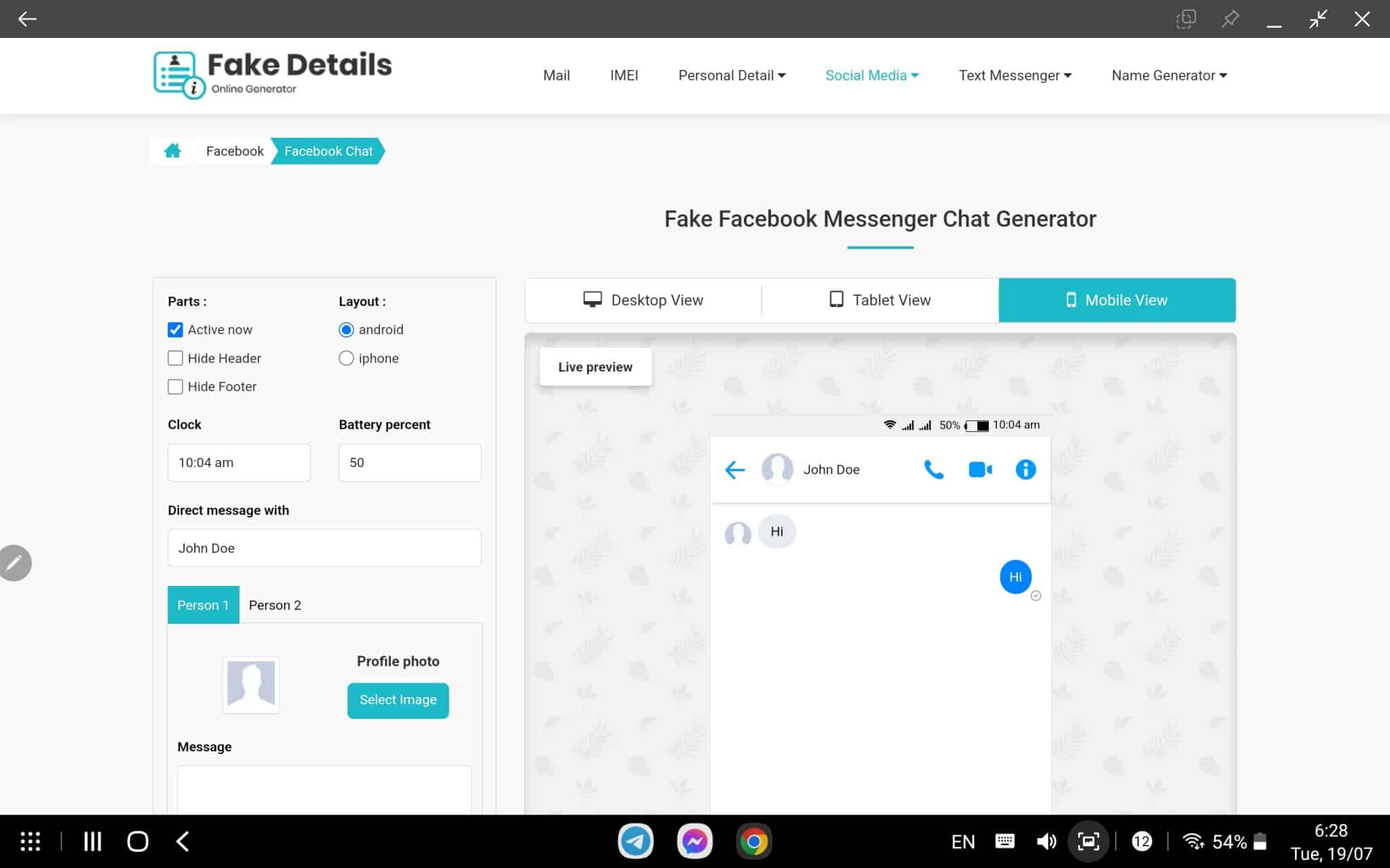 Crea capturas de pantalla falsas para Facebook, Chats, WhatsApp | hacer ...
