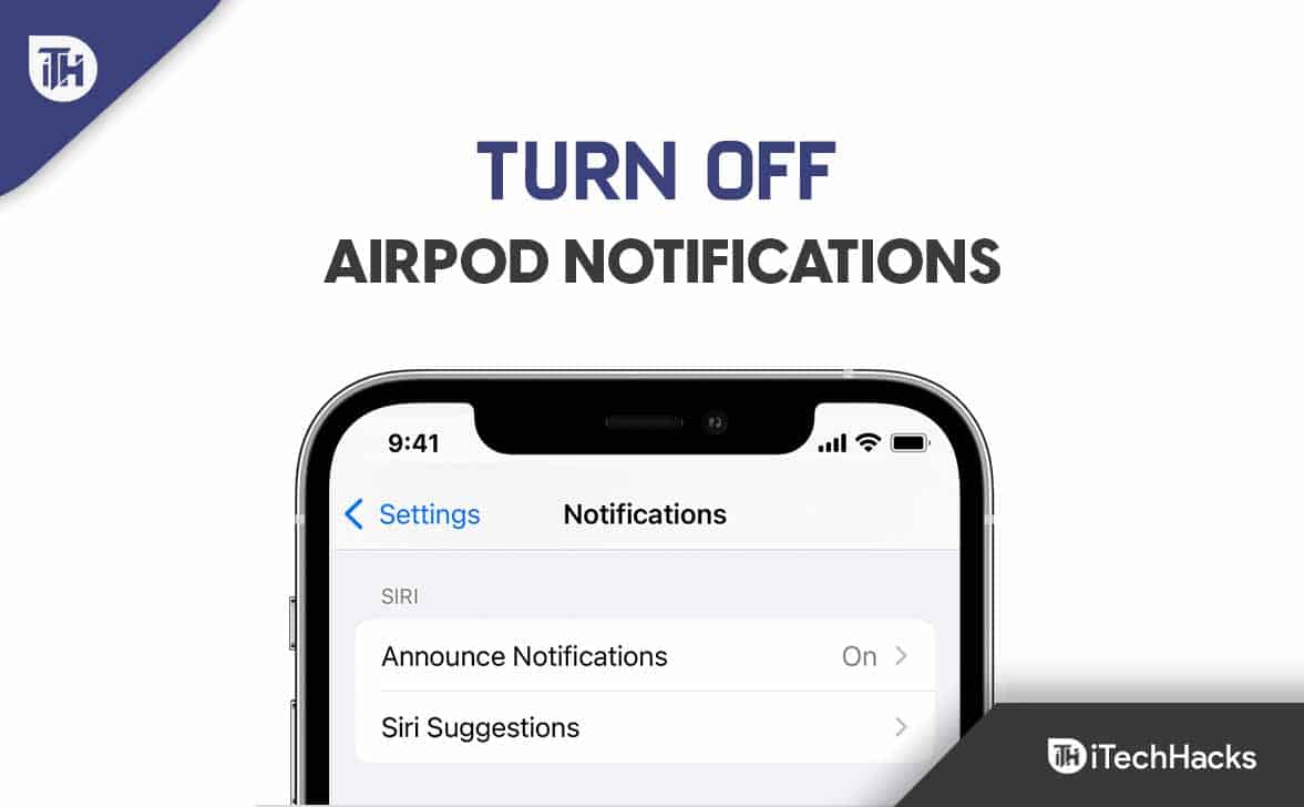 Cómo apagar las notificaciones de AirPod (evitar que Siri lea los textos)