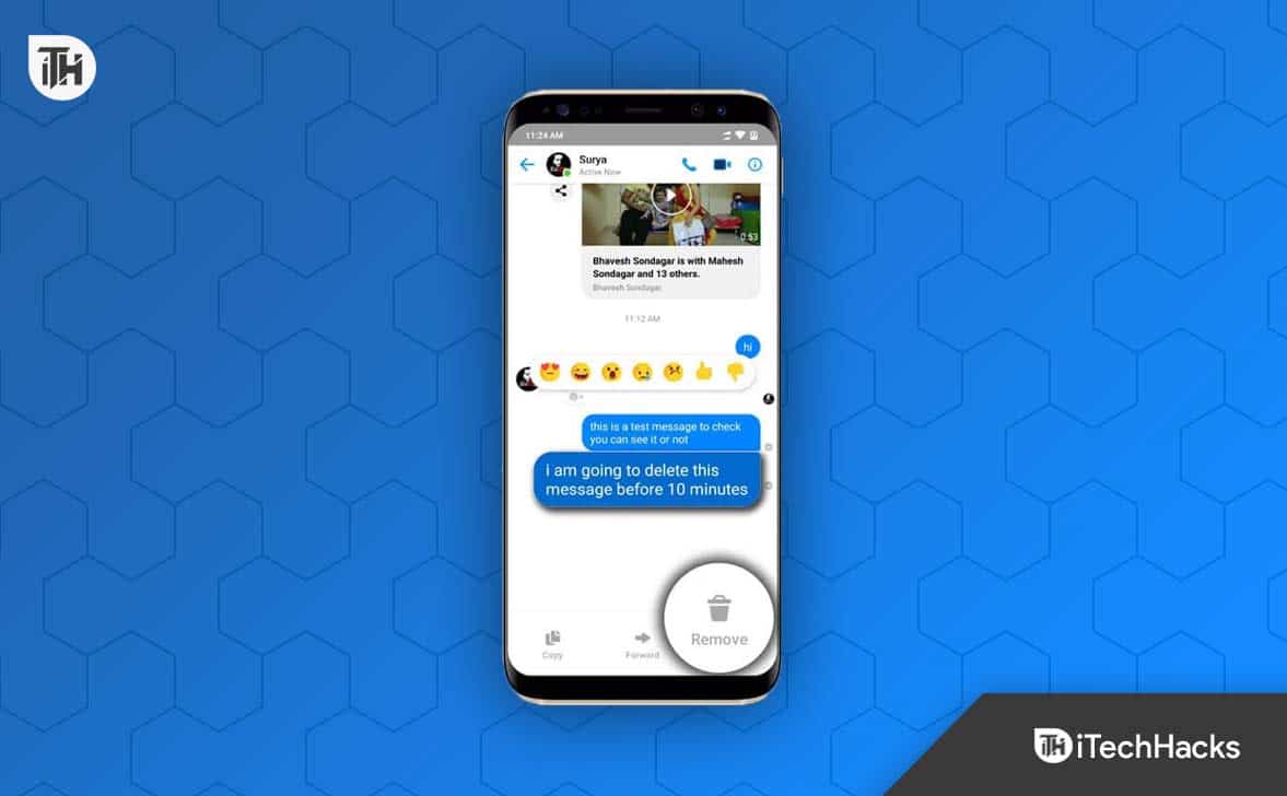 Comment supprimer les anciens messages sur Messenger des deux côtés