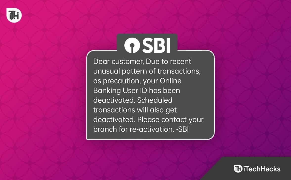 Çevrimiçi Bankacılık Nasıl Düzeltilir Kullanıcı Kimliği SBI'da devre dışı bırakıldı