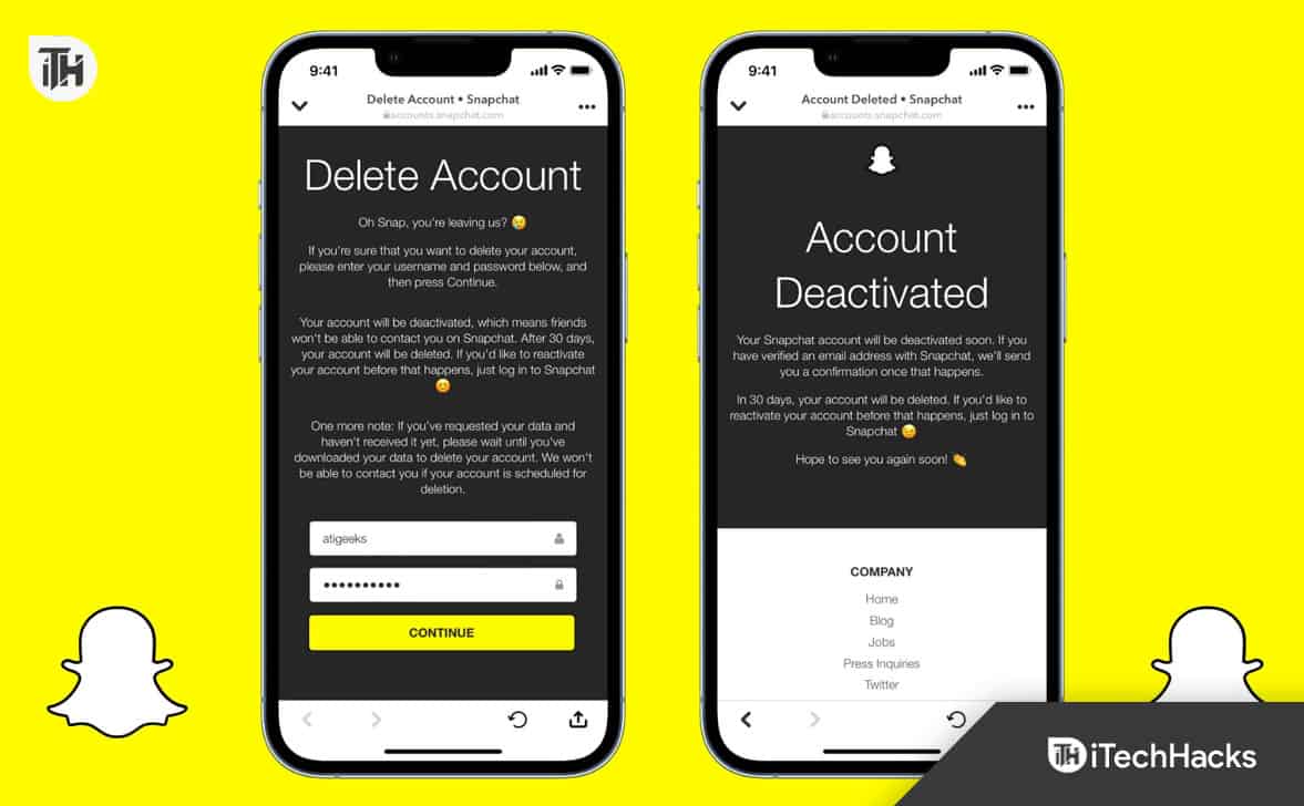 Snapchatアカウントを再アクティブ化する方法