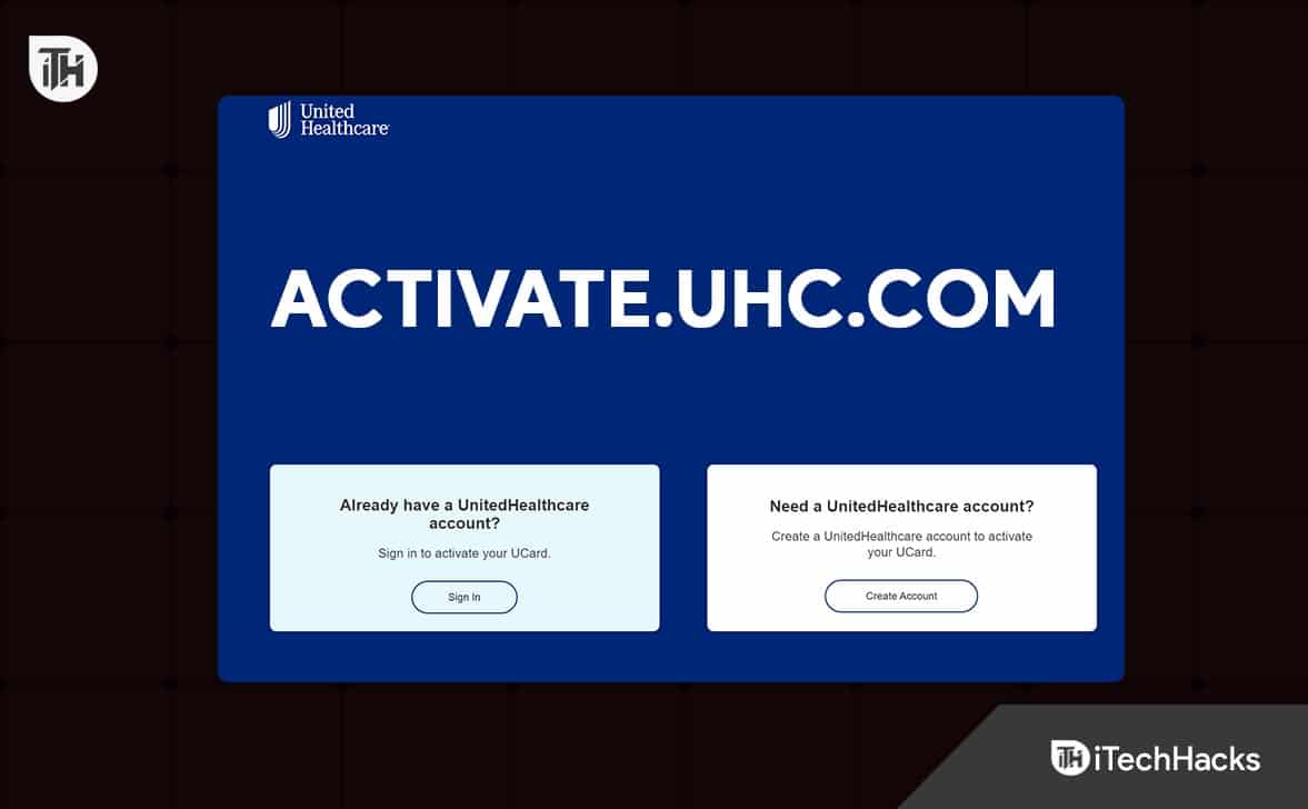 Como ativar a conta myuhc.com em activate.uhc.com Login do cartão