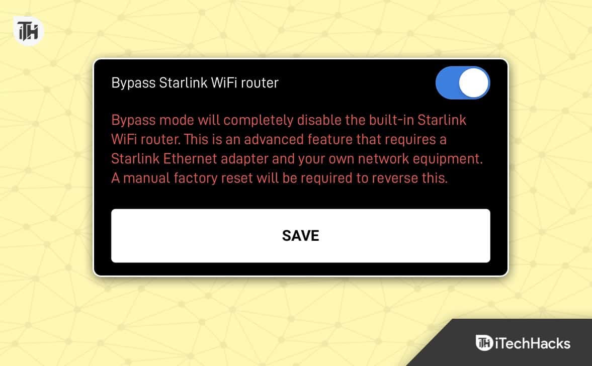 So umgehen Sie den Starlink-Router: Aktivieren Sie den Bypass-Modus