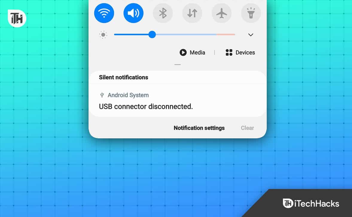 Cómo solucionar la notificación de conector USB conectado o desconectado