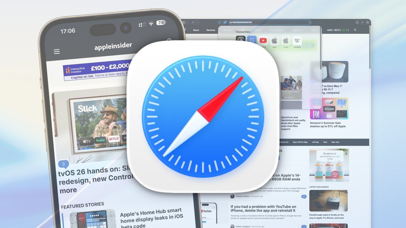 Hoe Safari in iOS 26 & MacOS 26 Eerst inhoud plaatst met vloeibare glazen UI