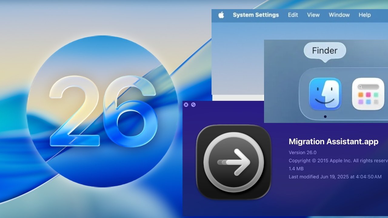 Neu in MacOS Tahoe Beta 2: Menüleiste Hintergrund Umschalter, überarbeitetes Finder Symbol