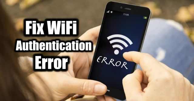 Cómo corregir el error de autenticación WiFi en Android