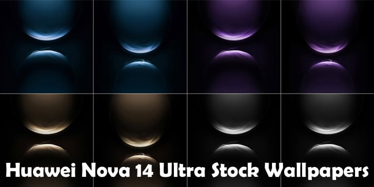 Huawei Nova 14 Ultra Stock bakgrunnsbilder (QHD+)
