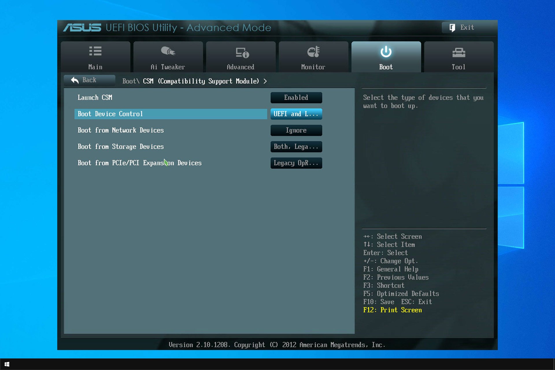 Włącz starszy rozruch w systemie Windows 10 [jak]