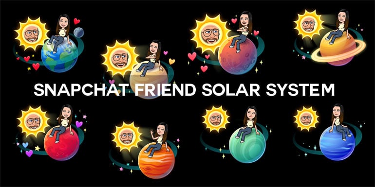 Snapchat's Solar System Planets Order und Bedeutung erklärt