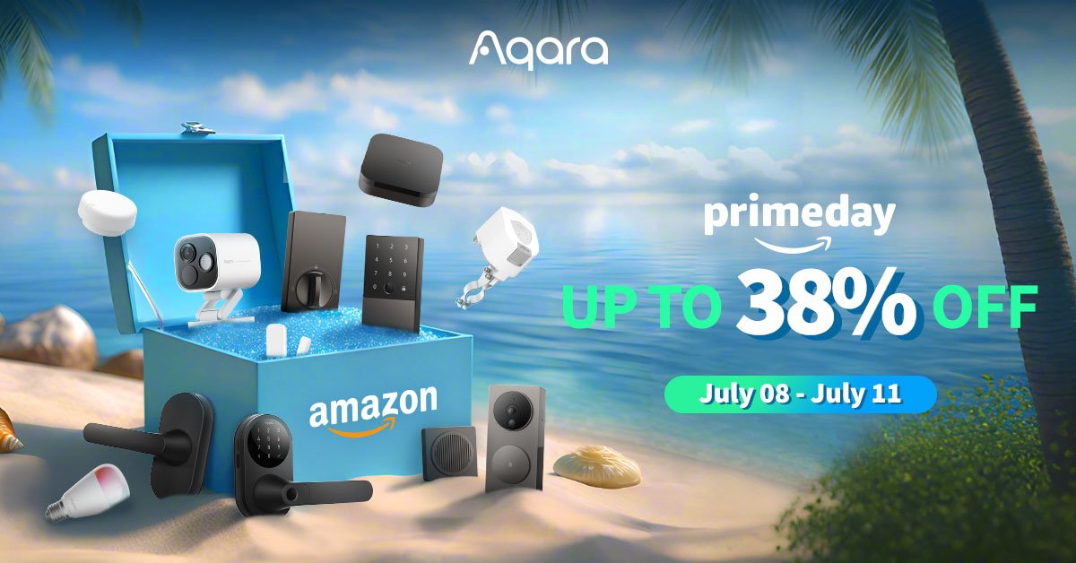 Aqara Prime Dayのお得な情報Apple Home Cameras、Locks、Sensorsから最大38%オフになります