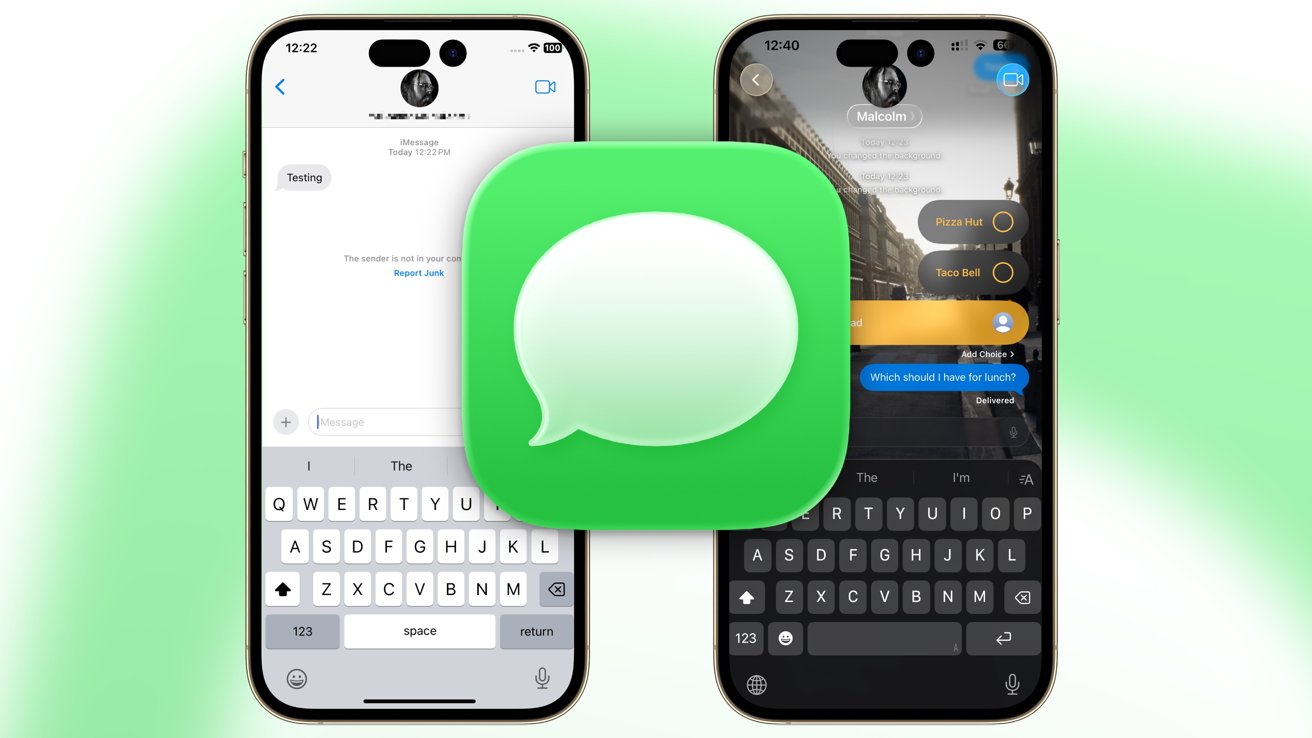 Zprávy iOS 26 vs iOS 18: hravé, užitečné změny