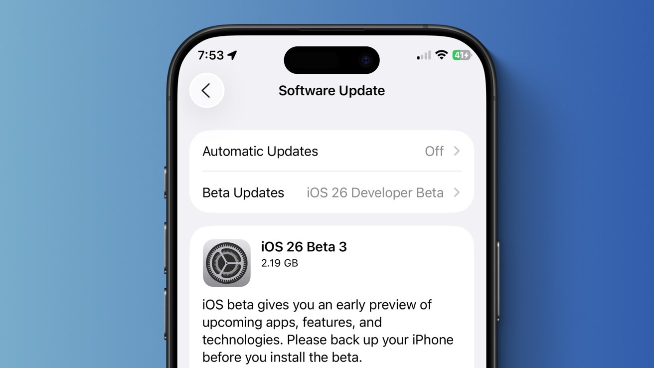 Was ist neu in iOS 26 Beta 3: Tapetenfarben, stärkere Unschärfeeffekte und mehr