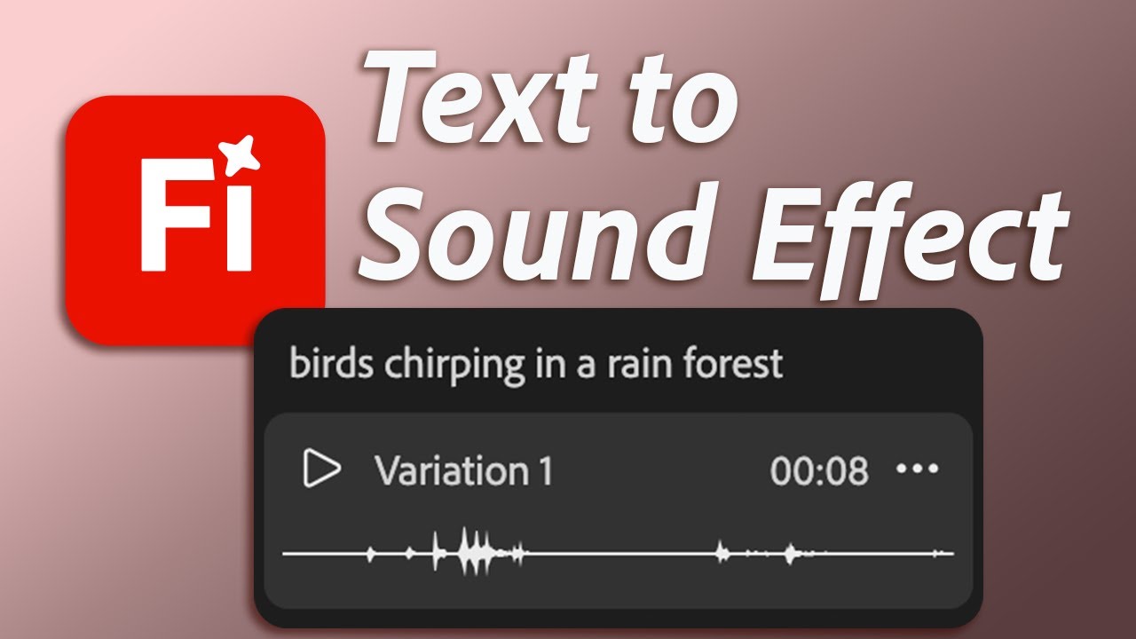 Az Adobe Firefly új AI eszköze hanghatásokat generál a hangból és a szövegből